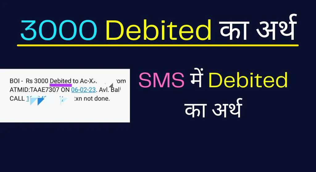Debit Meaning in Hindi