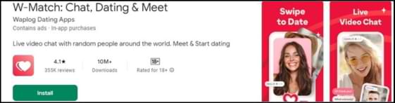W-Match Chat, Dating Meet