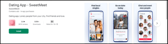 Dating App - SweetMeet